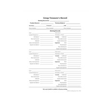 Group Treasurers Record
