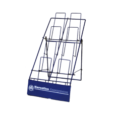 Lit Rack: Wire 8-Pocket Lit Rack: Wire 8-Pocket